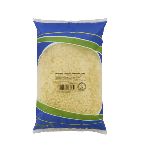 Kaasbrik Natural Shredded Cheddar 2Kg